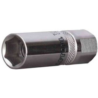 KRAF-27812-21_z01 Головка торцевая свечная с резиновой вставкой 27812-21 KRAFTOOL