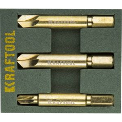 KRAF-26770-H3 Набор экстракторов поврежденного крепежа 26770-Н3 KRAFTOOL