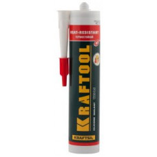 KRAF-41259 Герметик силиконовый термостойкий TX315 KRAFTSIL "HEAT-RESISTANT" 41259 KRAFTOOL