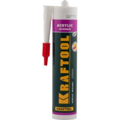 KRAF-41251-0 Герметик акрилово-латексный AX200 KRAFTSIL "ACRYLIC" 41251-0 KRAFTOOL