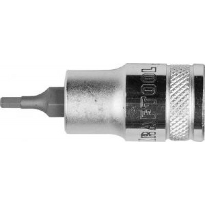 KRAF-27908-03 Торцовая бита-головка "INDUSTRIE QUALITAT", 1/2", H3 27908-03 KRAFTOOL
