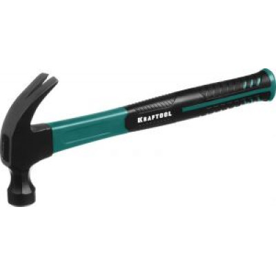 KRAF-20265-45 Молоток-гвоздодёр столярный Fiberglass 450 г c фиберглассовой рукояткой 20265-45 KRAFTOOL