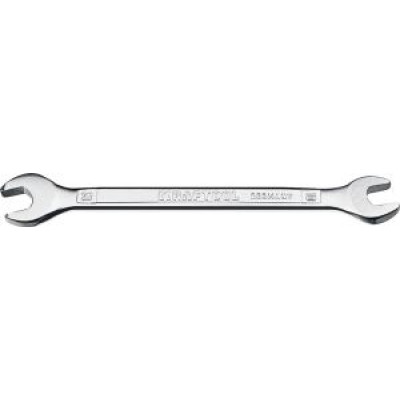 Гаечный ключ рожковый 10х12 мм, Cr-V сталь, хромированный KRAFTOOL 27033-10-12_z01