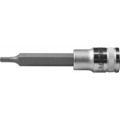 KRAF-27909-04 Торцовая бита-головка "INDUSTRIE QUALITAT", удлиненная, 1/2", H4 27909-04 KRAFTOOL