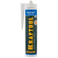 KRAF-41255-0 Герметик силиконовый санитарный SX105 KRAFTSIL "SANITARY" 41255-0 KRAFTOOL