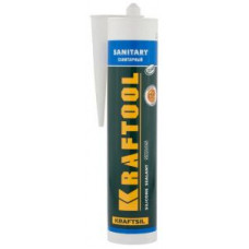 KRAF-41255-2 Герметик силиконовый санитарный SX105 KRAFTSIL "SANITARY" 41255-2 KRAFTOOL