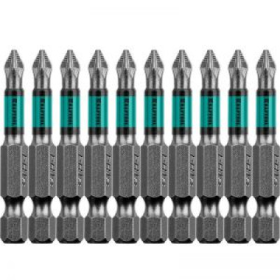 KRAF-26124-1-50-10 Биты Optimum Line, PZ1, 50 мм, тип хвостовика E 1/4", 10 шт. 26124-1-50-10 KRAFTOOL