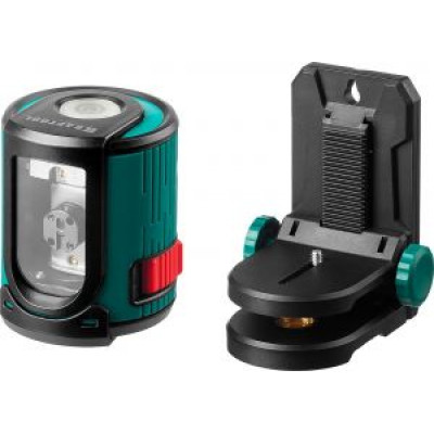 KRAF-34700-2 Лазерный уровень построитель плоскостей с держателем 34700-2 KRAFTOOL
