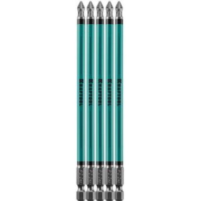 KRAF-26124-2-150-5 Биты Optimum Line, PZ2, тип хвостовика E 1/4", 150 мм, 5 шт. 26124-2-150-5 KRAFTOOL